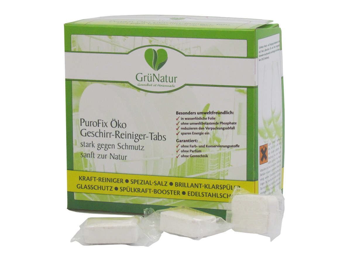 PuroFix Öko Geschirr-Reinigungs-Tabs, 30 Stück - ###GRP_DESCRIPTION###