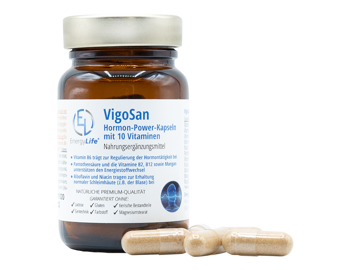 VigoSan Hormon-Power-Kapseln mit 10 Vitaminen, Monatspackung - ###GRP_DESCRIPTION###
