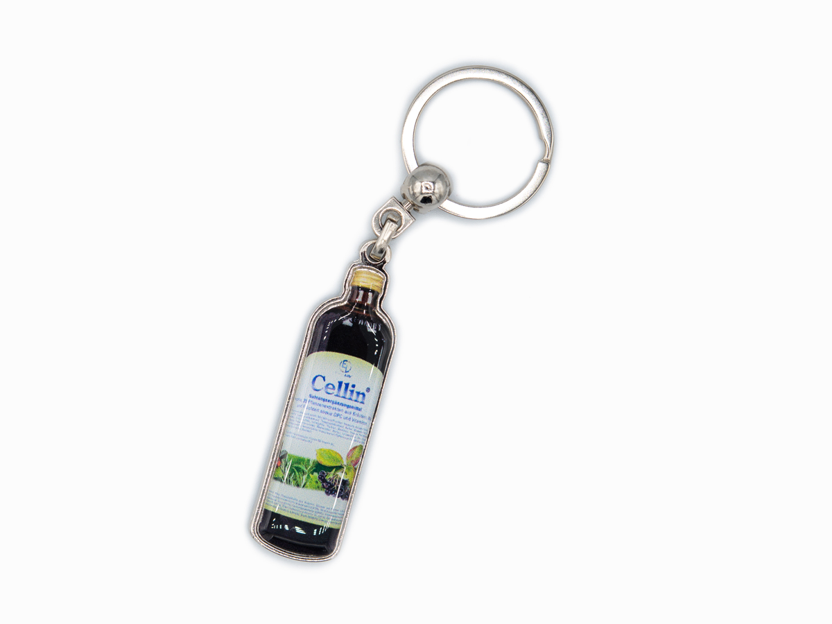 Schlüsselanhänger Cellin-Flasche - ###GRP_DESCRIPTION###