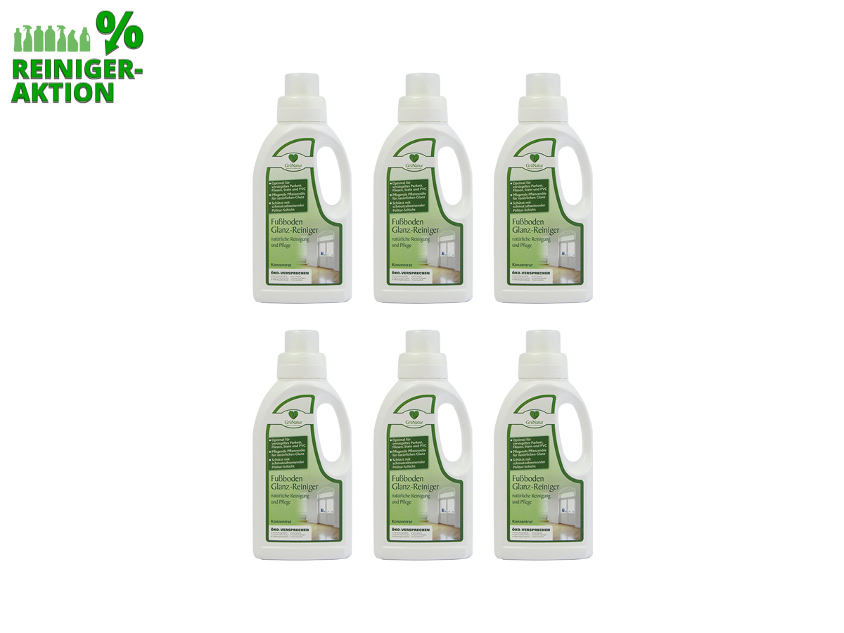 6 x Fußboden Glanz-Reiniger Aktion  - ###GRP_DESCRIPTION###